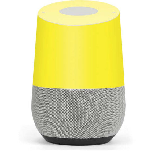 Yellow Solid Google Home Skin